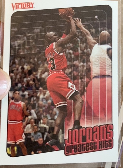 1999 Upper Deck Victory #425 Michael Jordan Jordan's Greatest Hits — front