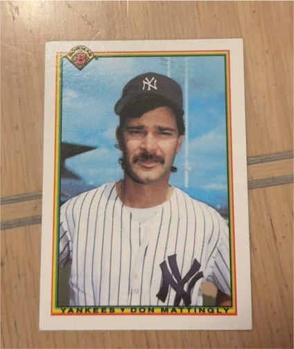 1990 Bowman #443 Don Mattingly — front