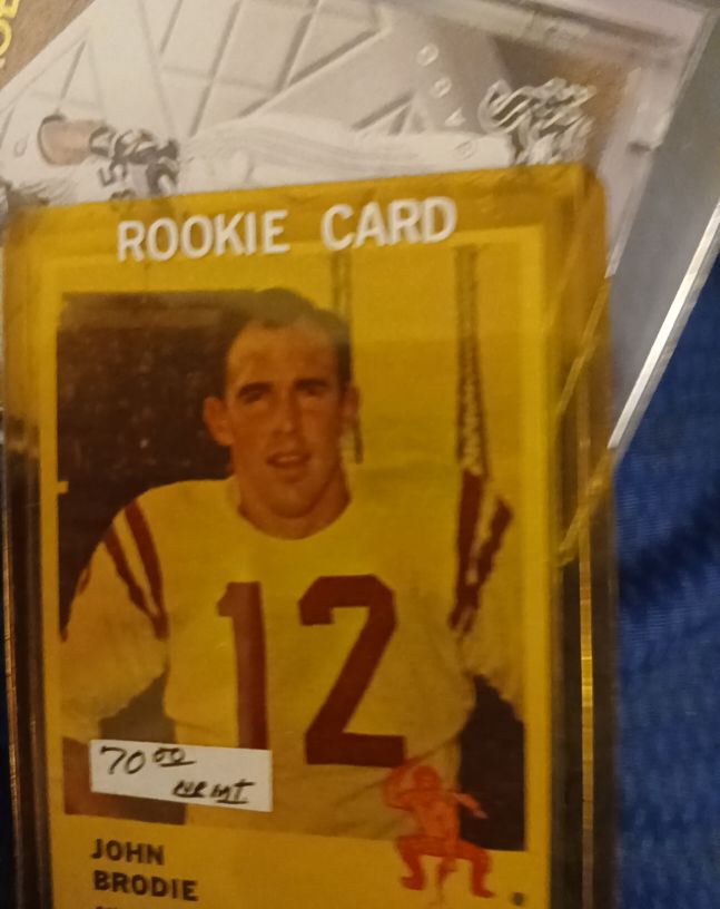 1960 Topps #1 John Brodie — front
