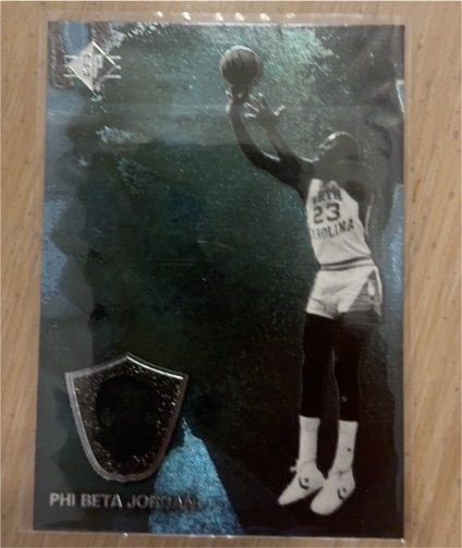 1998 Upper Deck SP Top Prospects #J5 Michael Jordan Phi Beta Jordan — front