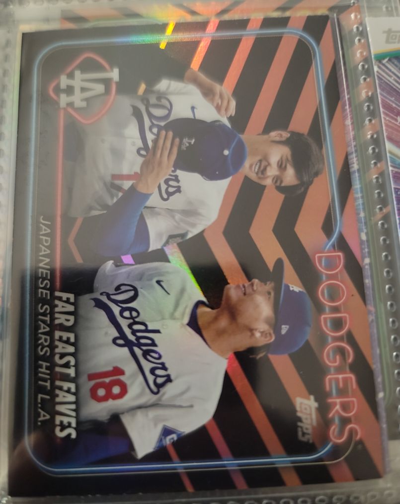 2024 Topps Update #US13 Shohei Ohtani / Yoshinobu Yamamoto — front