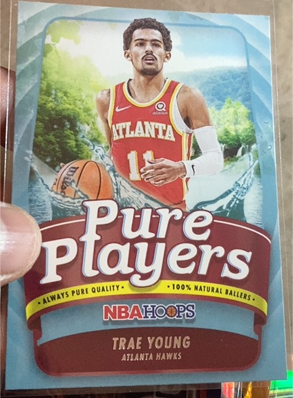 2022-23 Panini NBA Hoops #10 Trae Young Pure Players — front