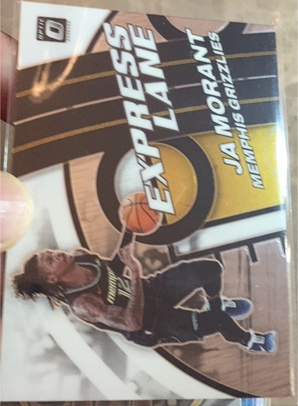 2021-22 Panini Donruss Optic #1 Ja Morant Express Lane — front
