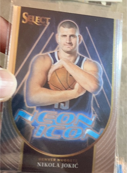 2023-24 Panini Select #23 Nikola Jokic Neon Icon — front