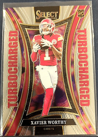 2024 Panini Select #14 Xavier Worthy Turbocharged — front