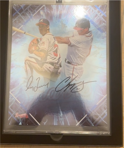 2025 Fanatics Emanate Chipper Jones Dual Auto — front