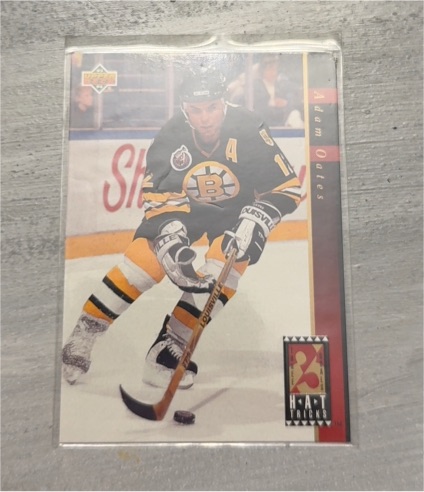 1993-94 Upper Deck Hat Tricks #HT5 Adam Oates — front
