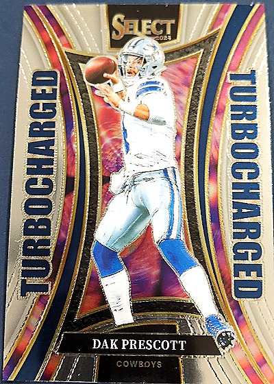 2024 Panini Select #17 Dak Prescott Turbocharged Insert — front