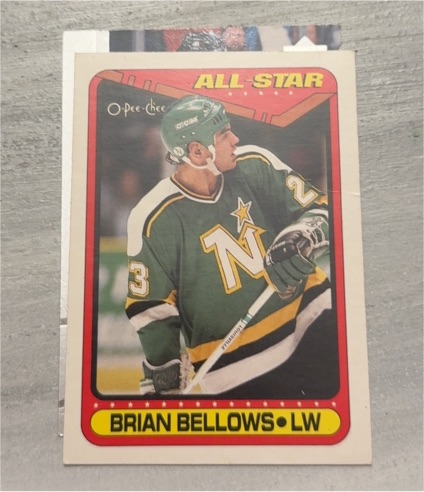 1990-91 O-Pee-Chee #200 Brian Bellows — front