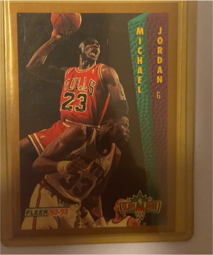 1992-93 Fleer #273 Michael Jordan Slam Dunk — front