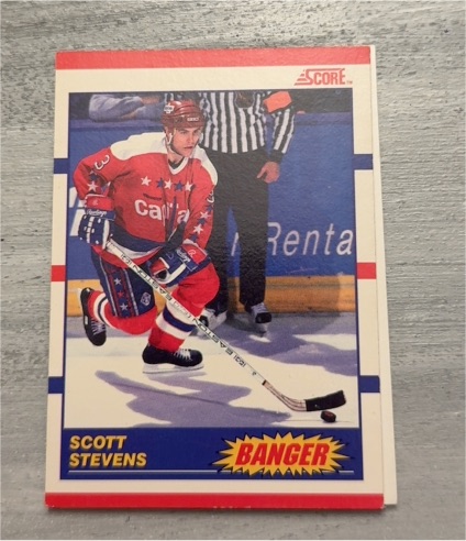 1990-91 Score #341 Scott Stevens — front