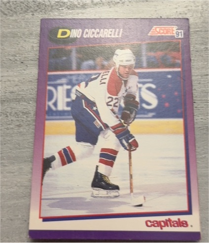 1991 Score #128 Dino Ciccarelli — front