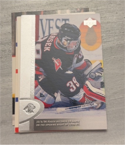 1996-97 Upper Deck #222 Dominik Hasek — front