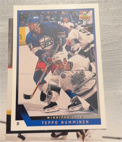 1993-94 Upper Deck #D Teppo Numminen — front