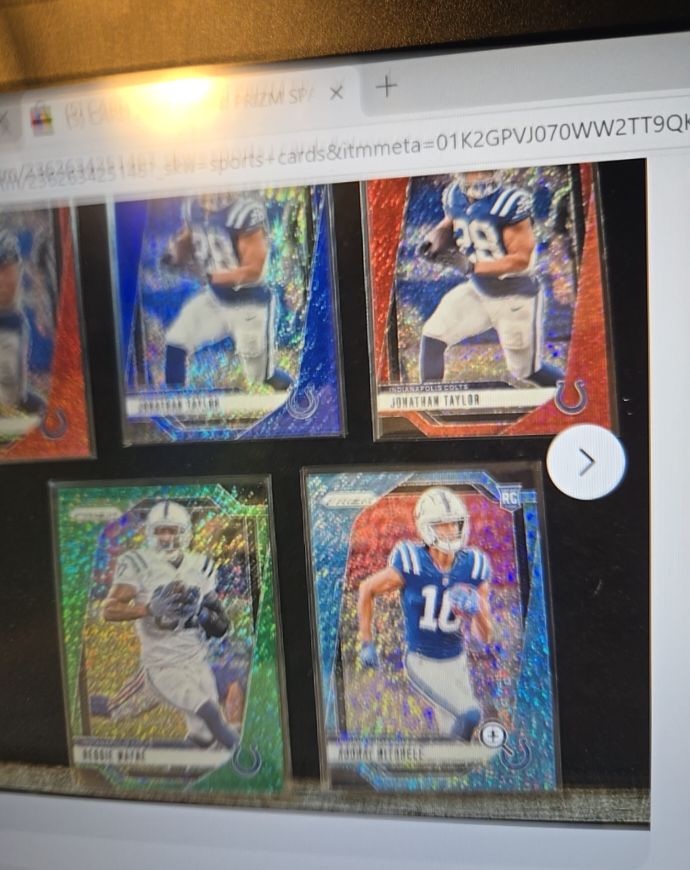 2021 Panini Prizm SP Jonathan Taylor — front
