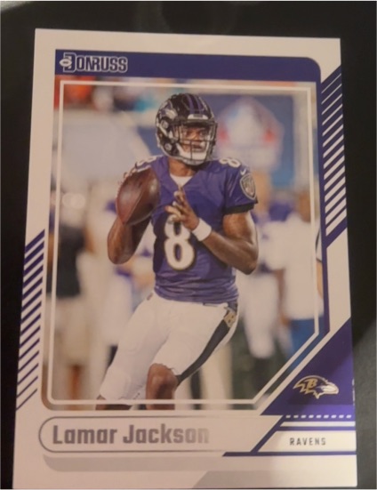 2024 Donruss #130 Lamar Jackson Baltimore Ravens — front
