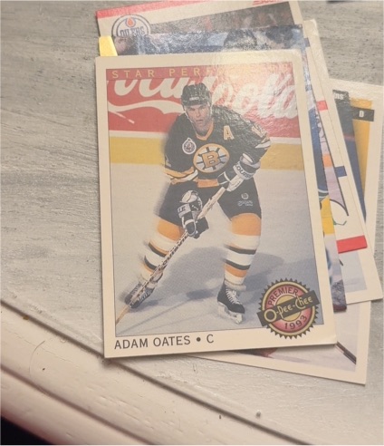 1992-93 O-Pee-Chee Premier Star Performers #13 Adam Oates — front