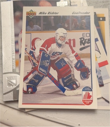 1991-92 Upper Deck #34 Mike Richter — front