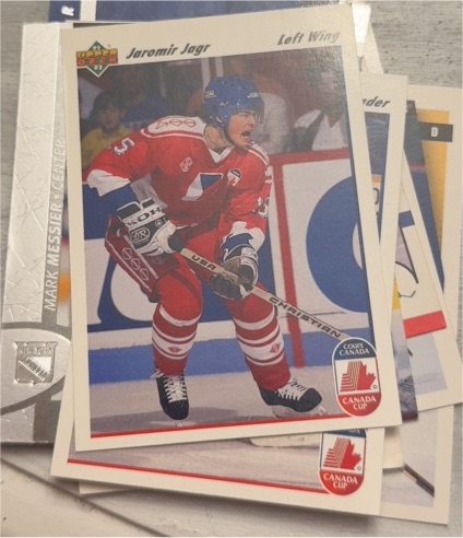1991-92 Upper Deck #20 Jaromir Jagr — front