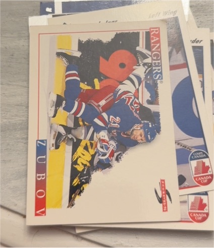 1995-96 Score #188 Sergei Zubov — front