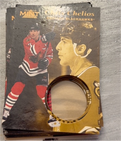1996 Pinnacle Mint #Chris Chelios — front