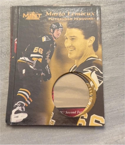 1996-97 Pinnacle Mint Bronze #1 Mario Lemieux - Pittsburgh Penguins — front