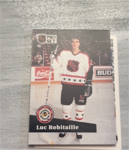 1991-92 Pro Set #286 Luc Robitaille — front