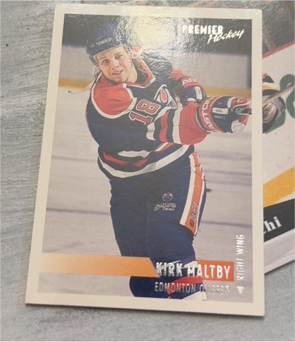 1994-95 O-Pee-Chee Premier #72 Kirk Maltby — front