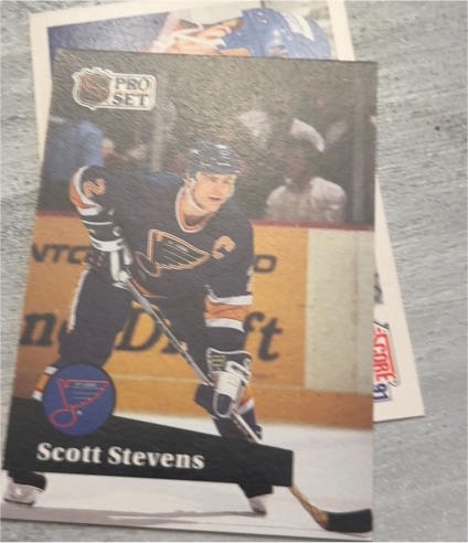 1991 Pro Set #216 Scott Stevens — front