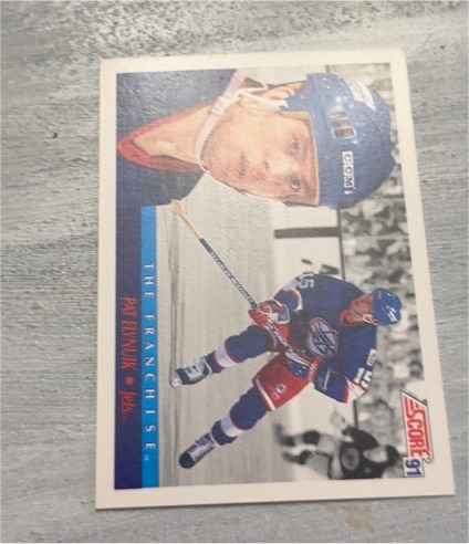 1991-92 Score #340 Pat Elynuik — front