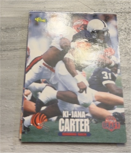 1995 Classic NFL Draft #1 Ki-Jana Carter — front