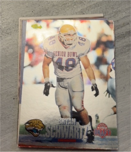 1995 Classic NFL Rookies #61 Bryan Schwartz — front