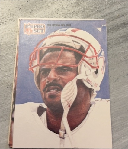 1991 Pro Set #414 Warren Moon Houston Oilers — front