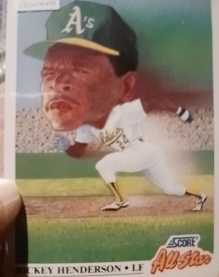 1991 Score #397 Rickey Henderson — front