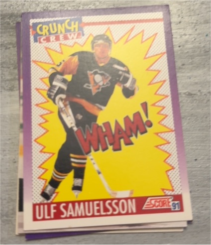 1991 Score Crunch Crew #305 Ulf Samuelsson — front