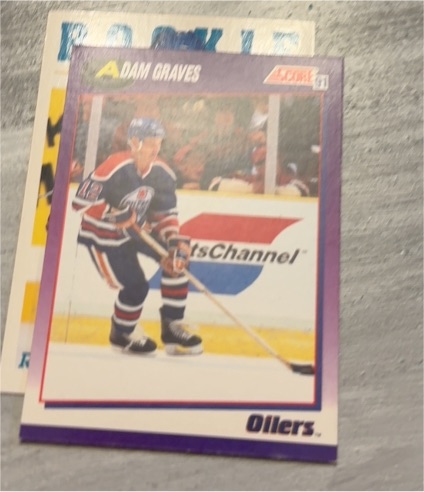 1991-92 Score Canadian #235 Adam Graves — front