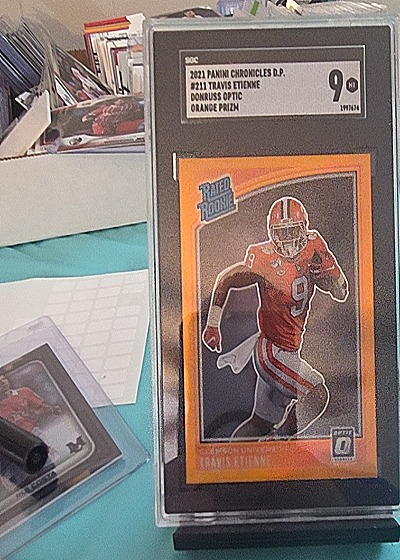 2021 Panini Chronicles Donruss Optic #211 Travis Etienne — front
