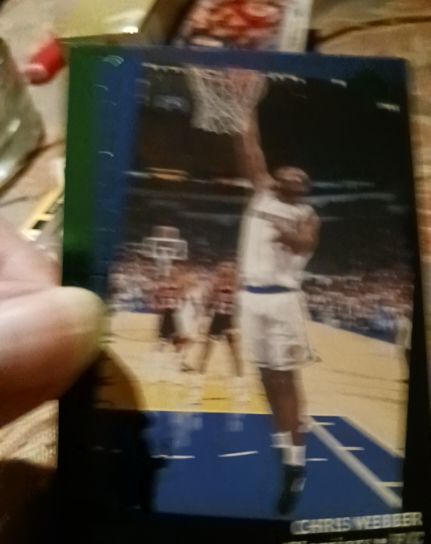 1994-95 Upper Deck #1 Chris Webber — front