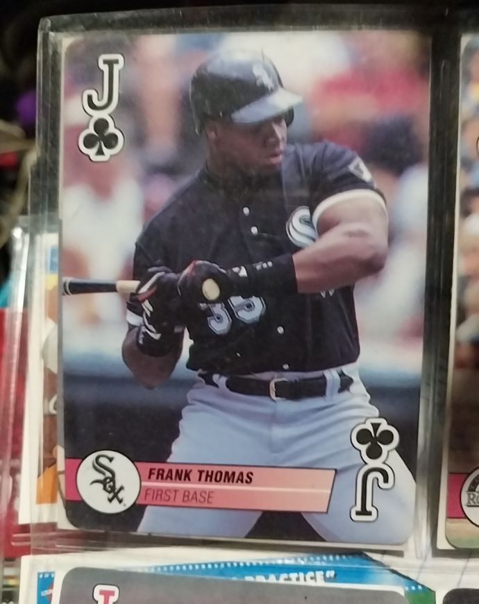 1995 Bicycle Baseball Aces Playing Cards #JC Frank Thomas — front
