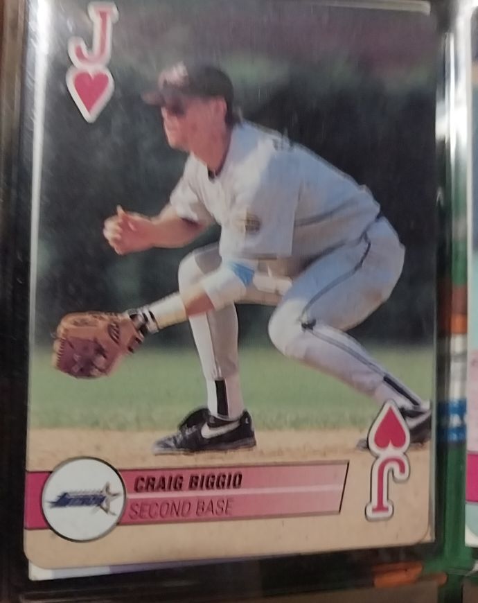 1995 U.S. Playing Cards Aces #JH Craig Biggio — front