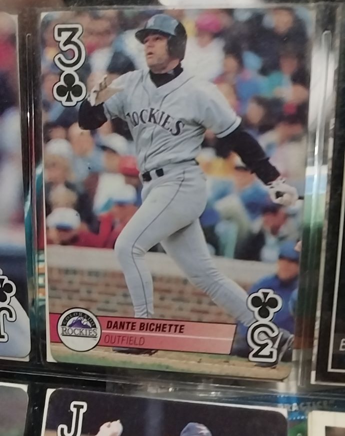 1995 Bicycle Baseball Aces #3 Dante Bichette — front