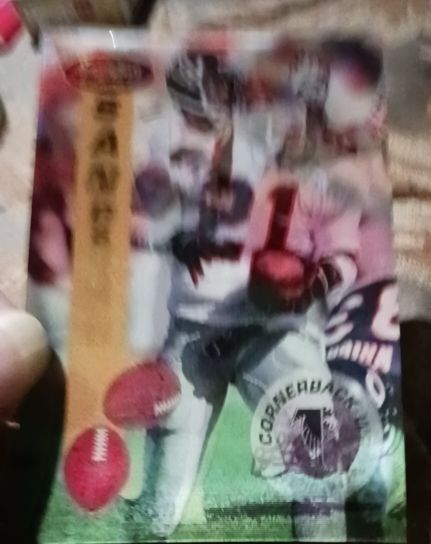 1994 Sportflics #1 Deion Sanders — front