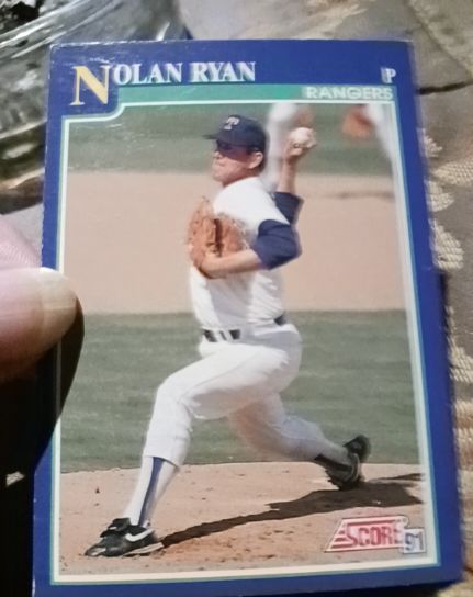 1991 Score #4 Nolan Ryan — front