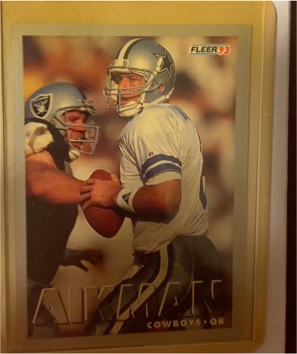 1993 Fleer #273 Troy Aikman — front