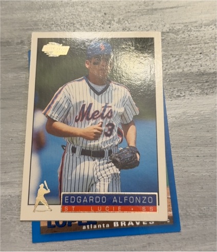 1992 Topps #476 Edgardo Alfonzo — front