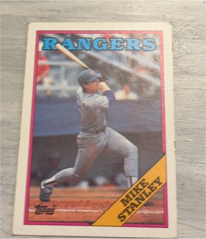 1988 Topps #219 Mike Stanley — front