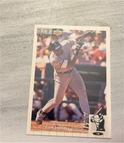1994 Upper Deck Collector's Choice #500 Frank Thomas — front