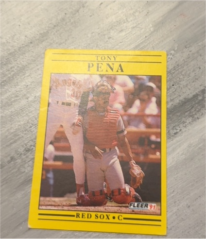 1991 Fleer #106 Tony Pena — front