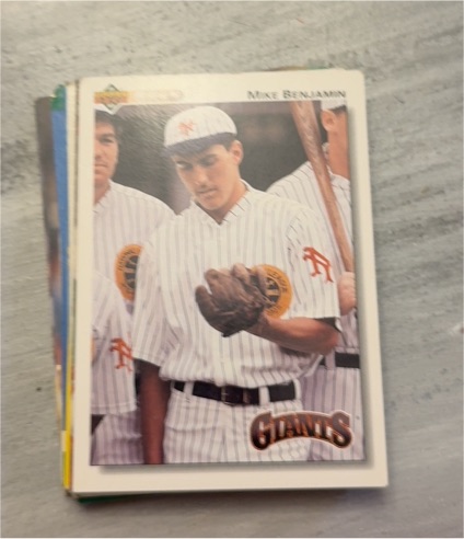 1992 Upper Deck #268 Mike Benjamin — front