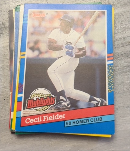 1991 Donruss #BC-5 Cecil Fielder — front